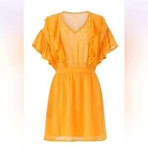 Yellow ruffle Scotch & Soda dress